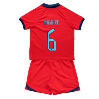 Camisa de time de futebol Inglaterra Harry Maguire #6 Replicas 2º Equipamento Infantil Mundo 2022 Manga Curta (+ Calças curtas)